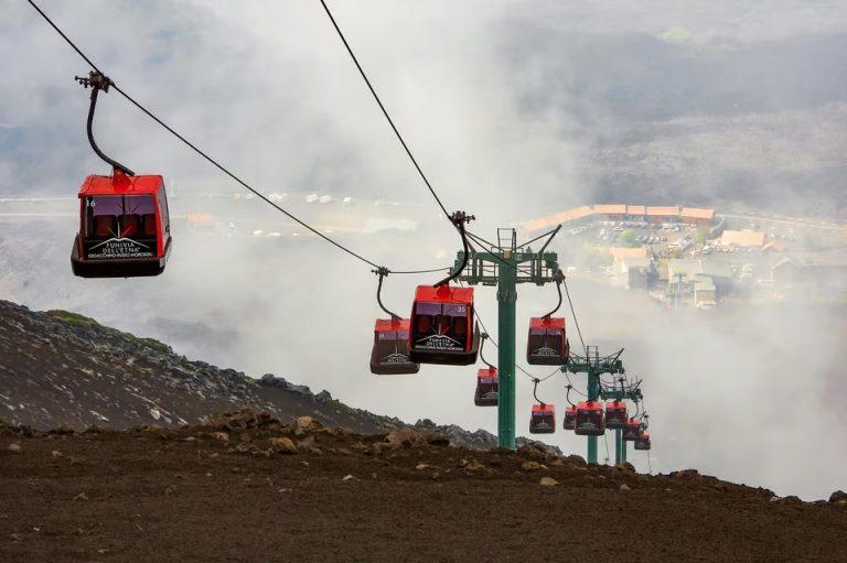 Mount Etna: Roundtrip Cable Car and 4x4 Bus Ticket